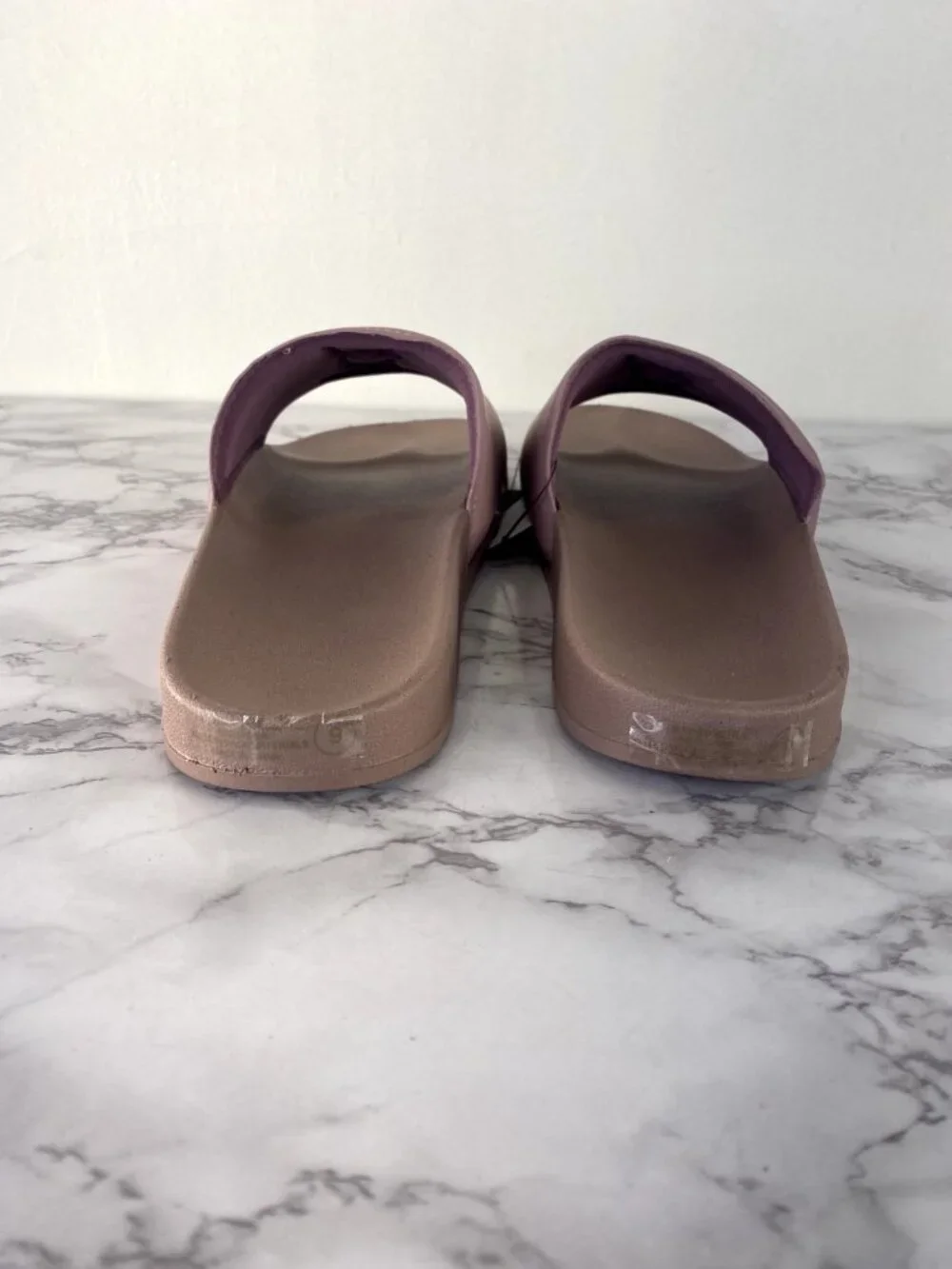 Playboy Men's Mauve Bunny Pool Slide Sandals SZ 9